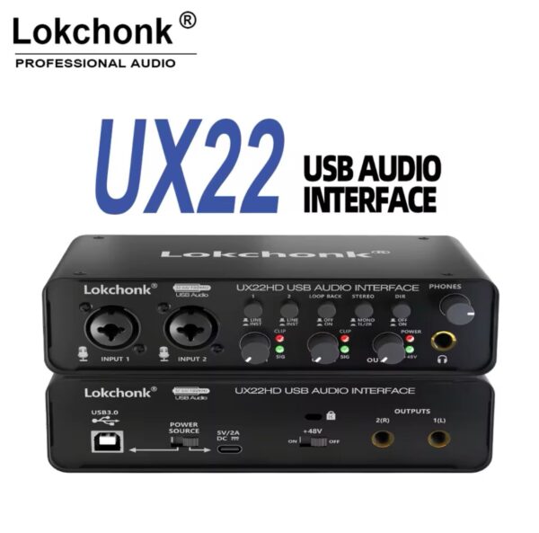 Interface De Áudio UX22 De 32 Bits