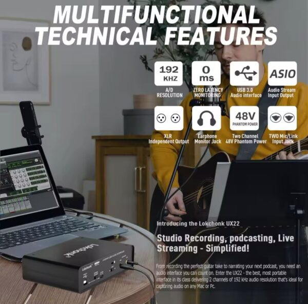 Interface De Áudio UX22 De 32 Bits - Image 4